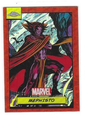 Mephisto [Orange Refractor] #2 Marvel 2024 Topps Chrome 25/25 Lastprint #Marvel