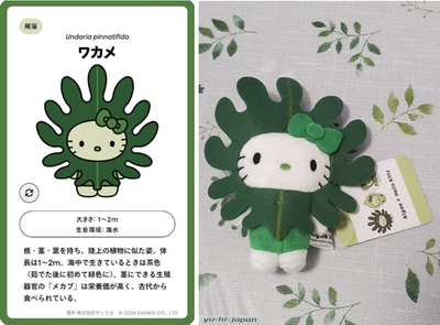 Sanrio Hello Kitty Algae Mascot 3pc Set EXPO 2025 Osaka Rare Japan