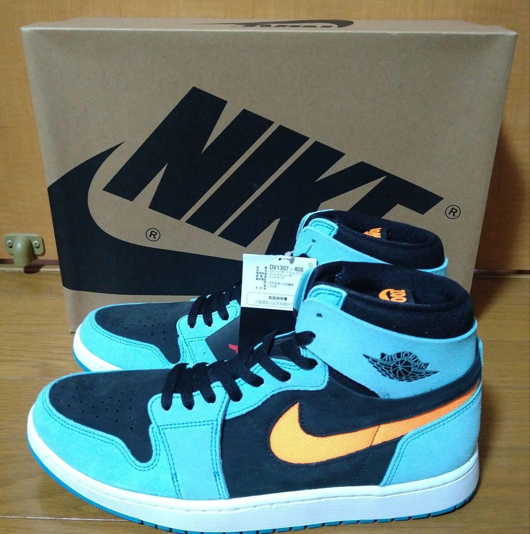 Nike Air Jordan 1 Zoom Cmft 2 Bleached Aqua Bright Citrus DV1307