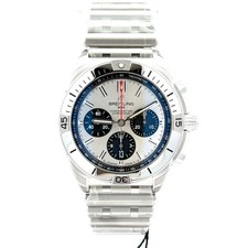 Unworn Breitling Chronomat AB0134101G1A1 B01 42 Silver Dial men's Watch/ Unisex 2