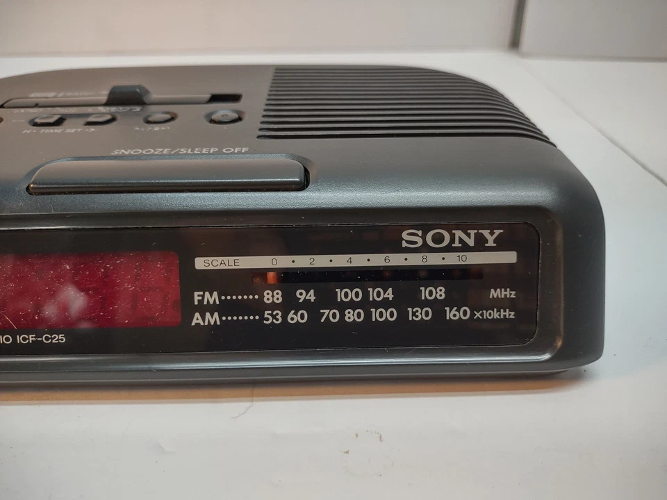 Sony Dream Machine Reloj Radio Alarma ICF-C25 PROBADO Funciona Bien Foto 2 de 4
