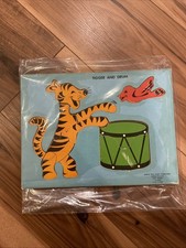 Vintage Winnie The Pooh Tigger Wooden Puzzle