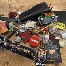 Vintage Junk Drawer Group Lot Estate Mix Trinkets Collectibles Random Assorted