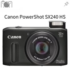 Canon PowerShot SX240 HS Digital Camera 4.1MP 12x Optical Image Stabilization
