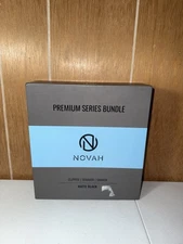 Novah Premium Series Matte Black Clipper Trimmer Shaver 3 in 1 Set USED ONCE