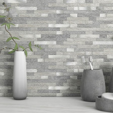 Mofit - 3D Stone Brick Adhesive Tiles, for Kitchen, Stickers, Pia