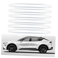 6PCS Car Door Edge Protector,Anti-Collision PVC Car Door Protector Edge White