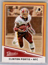 2017 Classics Timeless Tributes Gold Clinton Portis #107 81/99 REDSKINS