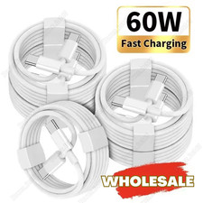 Lot 60W USB-C Type C Cable PD Fast Charger Cord For iPhone17 16 15 Air Samsung