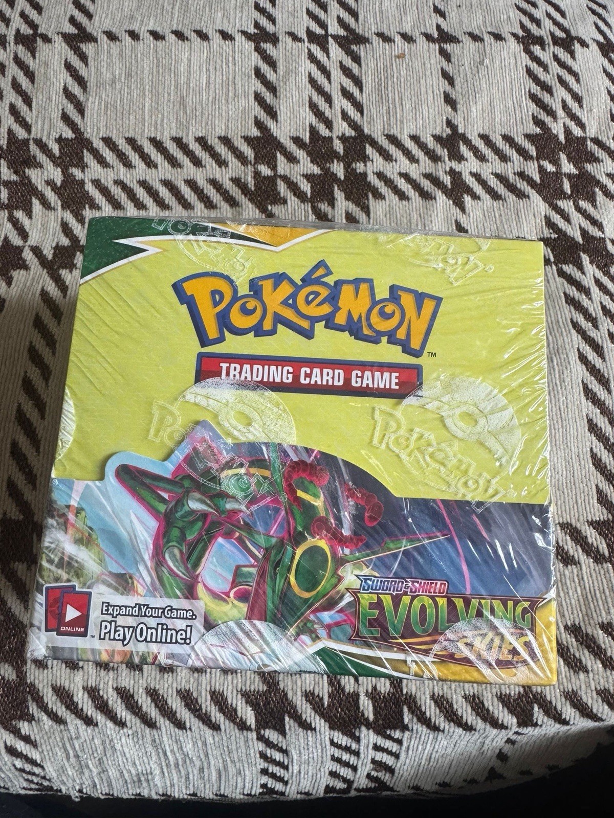 Pokemon Evolving Skies Booster Box 36 Packs Seal Has Come Away On Corner