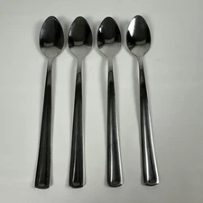 7.5 Inch Long Handle Spoon Iced Tea Spoons, 4Pcs Coffee Spoon Stainless