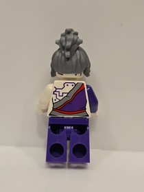 Lego Ninjago Pixal Minifigure (P.I.X.A.L) Rebooted  70724 Rare Gray Hair