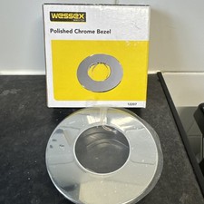 6 X Polished Chrome Downlight Bezel 91mm From Wessex Electrical