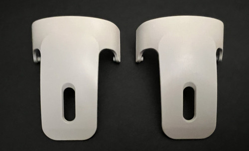 TWO Belt Clips PNKE1054 White - Panasonic KX-TGD210 TGD212 TGD220 TGD222 TGD224