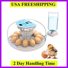 Okkobi M12  Egg Incubator with Automatic Egg Turning and Humidity Control - ...