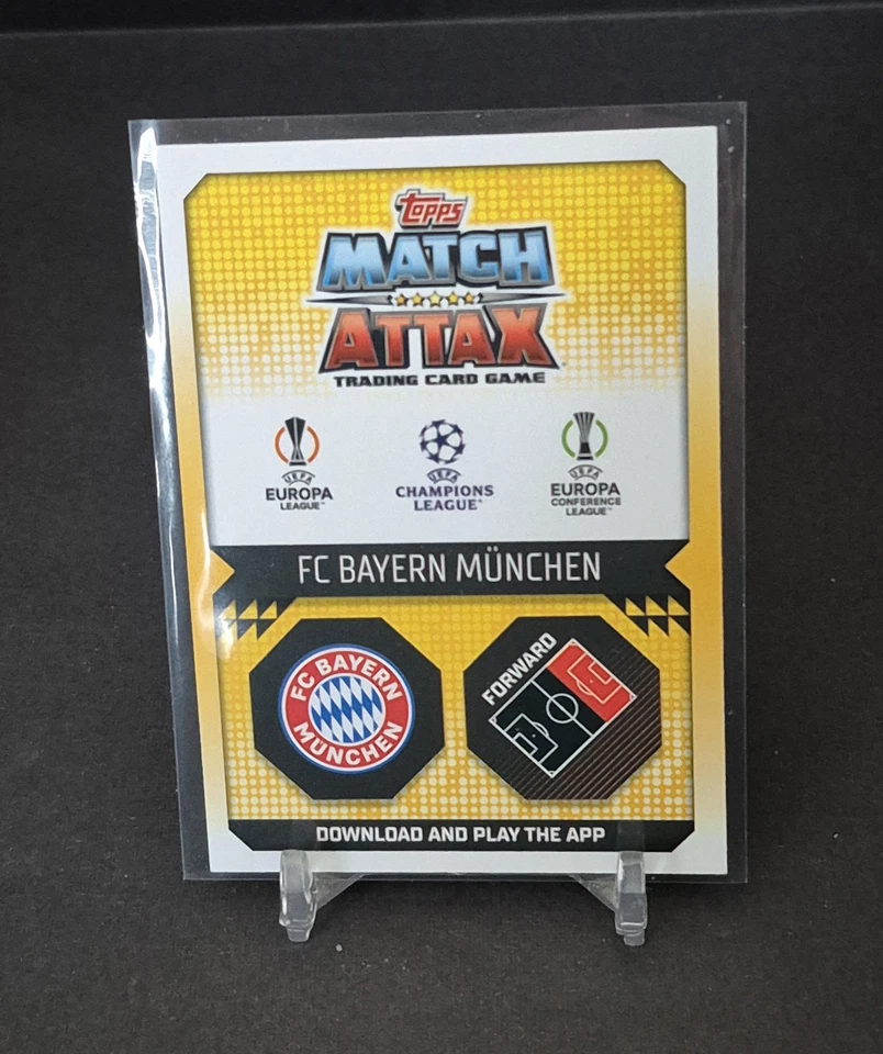 2022-23 Topps Match Attax Crystal Parallel  #206 Thomas Muller - Image 2 of 2