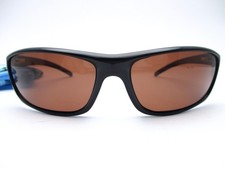 90's Hobie   Cabo   Thin Wrap Sunglasses - Gloss Black / Black Polarized  Bag