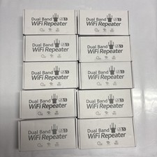 10x Bundle 2.4G  5G Dual Band WiFi Repeater 1200Mbps WIFI Range Extender