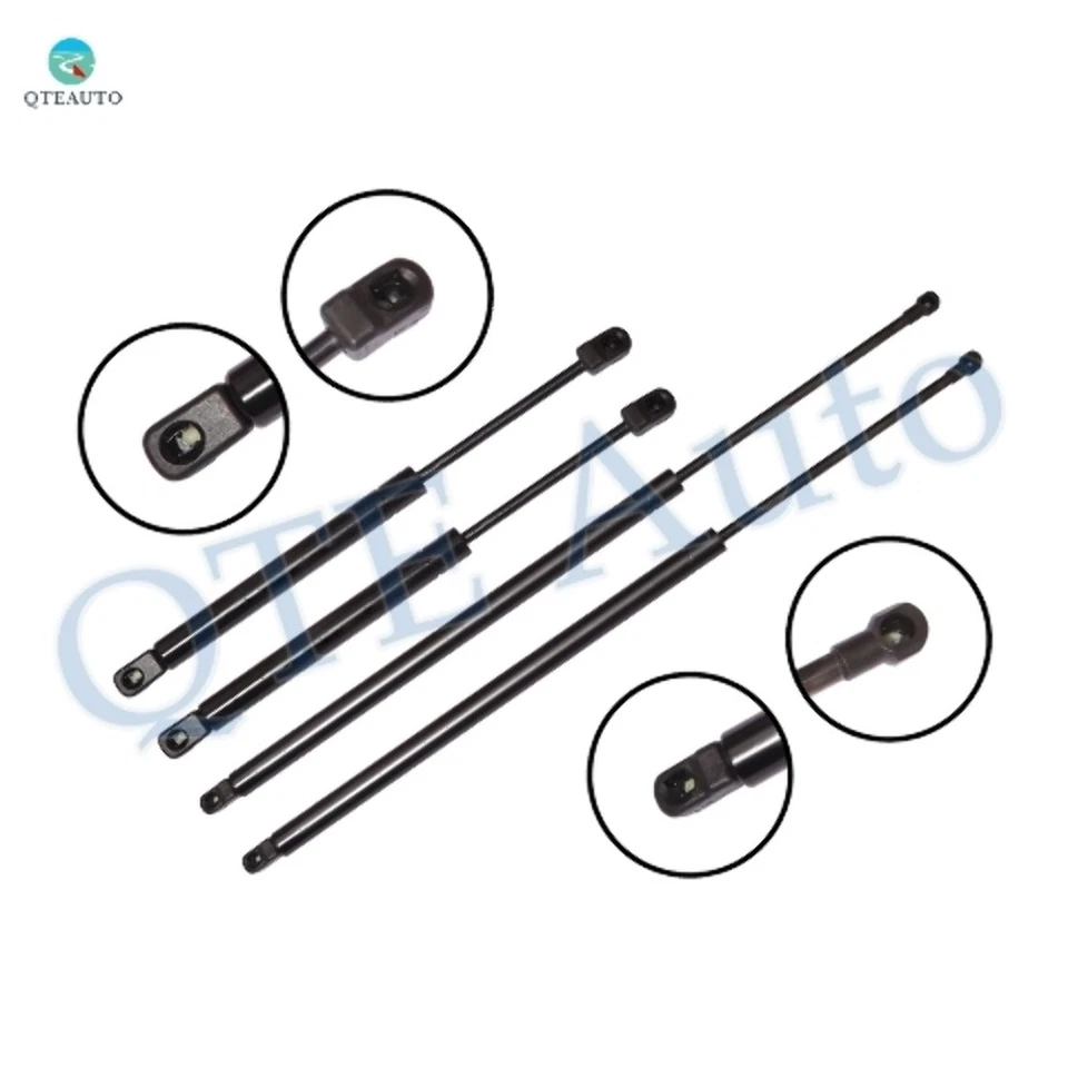 Комплект из 4 опор подъема переднего капота заднего подъемного борта для 2004 Nissan Pathfinder Armada - Изображение 2 из 4