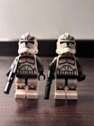 Lego Star Wars - x2 104th Battalion 'Wolfpack' Clone Trooper Minifigures - NM