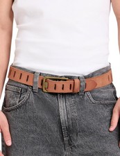 Mens Genuine Leather Casual Belt for Jeans Every Day Country Heavy Duty Work ...