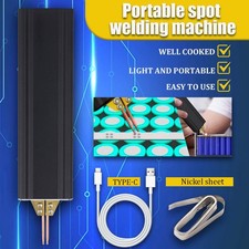 Battery Spot Welder Portable Spot Welding Machine Black For 18650 32650 Battery