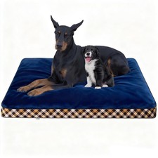 Magic Dog Orthopedic Extra Large Dog Bed, Super Soft 2-Layer High Density Foa...
