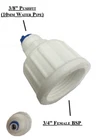 3/4" BSP x 3/8" Push Fit 10mm Water Filter Pipe Fitting The Water Filter Men