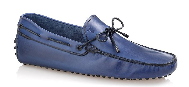 100% AUTHENTIC NEW MEN TODS GOMMINO PENNY BLUE DRIVERS/MOCCASIN UK 8.5/US 9.5 D