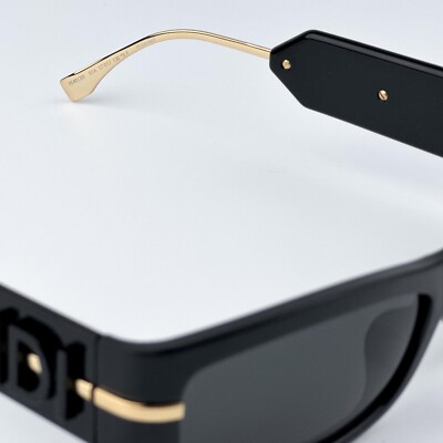 Fendi Women Sunglasses Black Smoke Grey Oval FE40120I SHADOW 