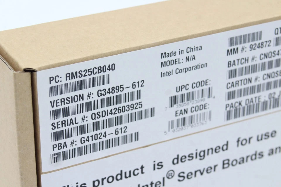 Intel Integrated RAID Module - PCI-Express 2.0 x8 SATA / SAS - RMS25CB040 HSC - Image 2 of 2