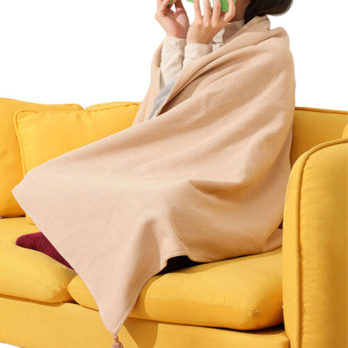 USB Electric Heated Blanket with 5000mAh Power Bank Portable Body Warmer Blanket - Picture 8 of 12
