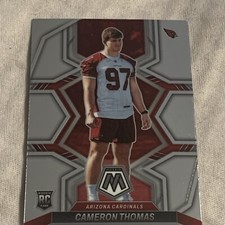 Cameron Thomas   Rookie   2022 Panini Mosiac Football Base Card # 398