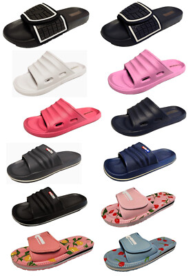 Herren Damen EVA Badelatschen Badepantoletten Badeschuhe Strand Wellness Sauna
