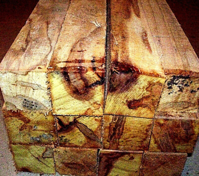 EIGHT (8) AMBROSIA MAPLE TURNING LUMBER LATHE WOOD CARVE CALL 2'' X 2'' X 12''