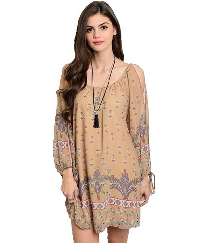 ladies wrap dress with sleeves Petal and Pup Women's Nova Wrap Knit Midi Dress main image 1