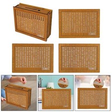 Hucha, cajas de dinero de madera, caja de dinero de ahorro, estuche de almacenamiento de dinero para monedas hogar