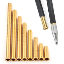 12pcs 38-300gr Archery Brass Inserts Base ID6.2mm Arrow Shaft Shoot Target