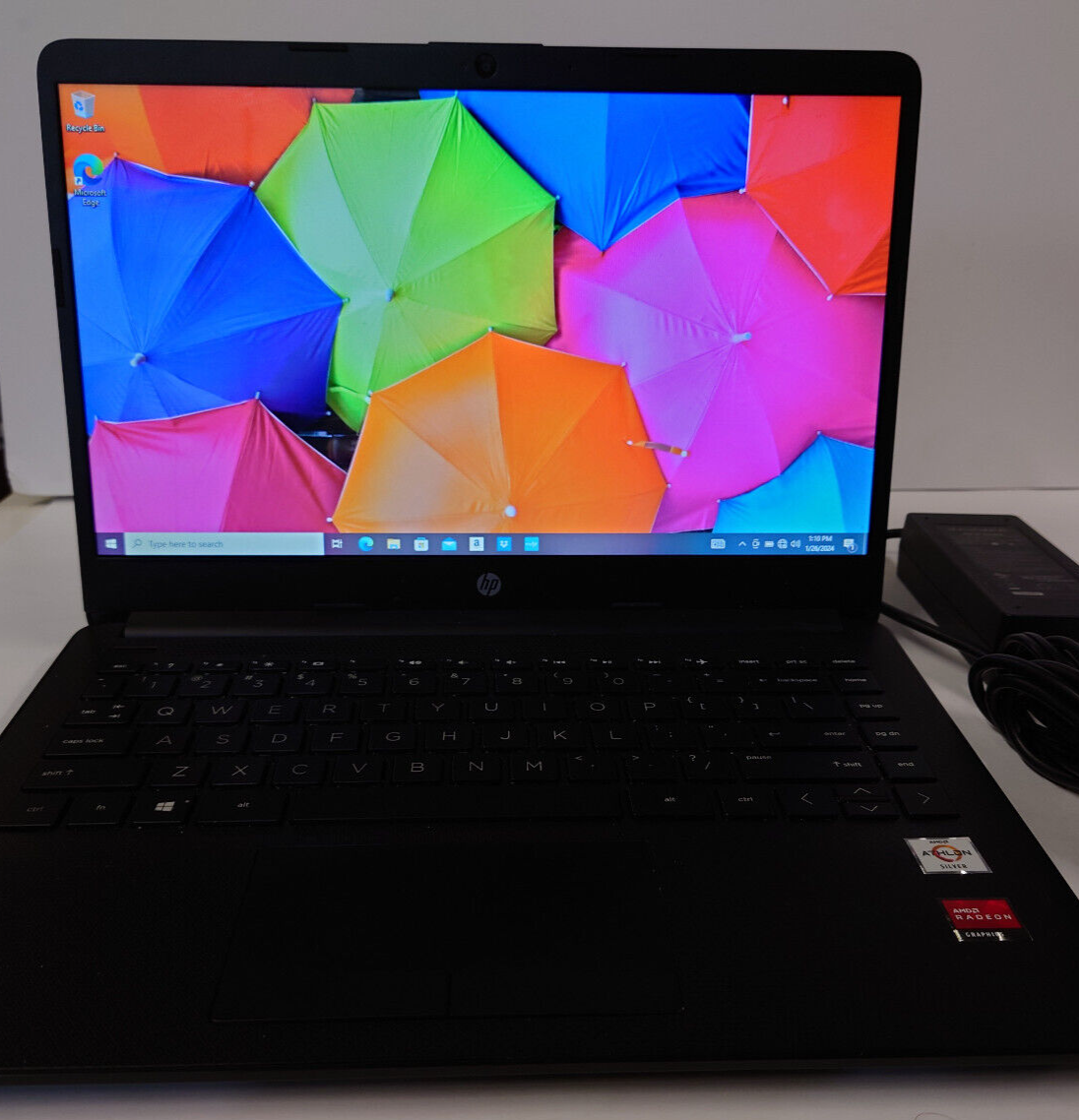 HP Laptop 14DK1013DX 14" Athlon Silver 3050U 2.3GHz 4GB RAM 128GB SSD