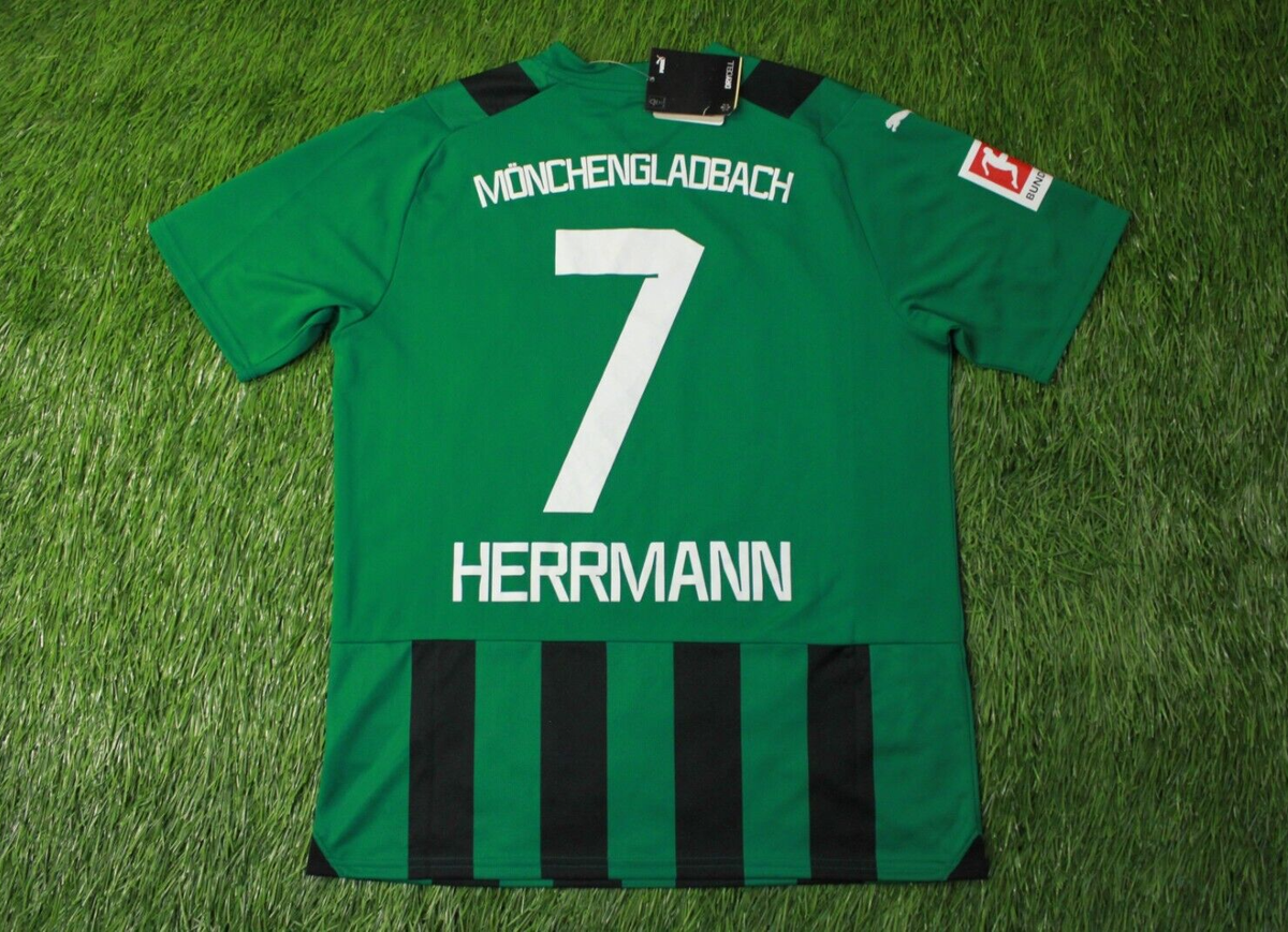 PUMA モンチェングラッドバッハ グリーンシャツ BORUSSIA MONCHENGLADBACH HERMANN 2023 FOOTBALL SHIRT JERSEY HOME