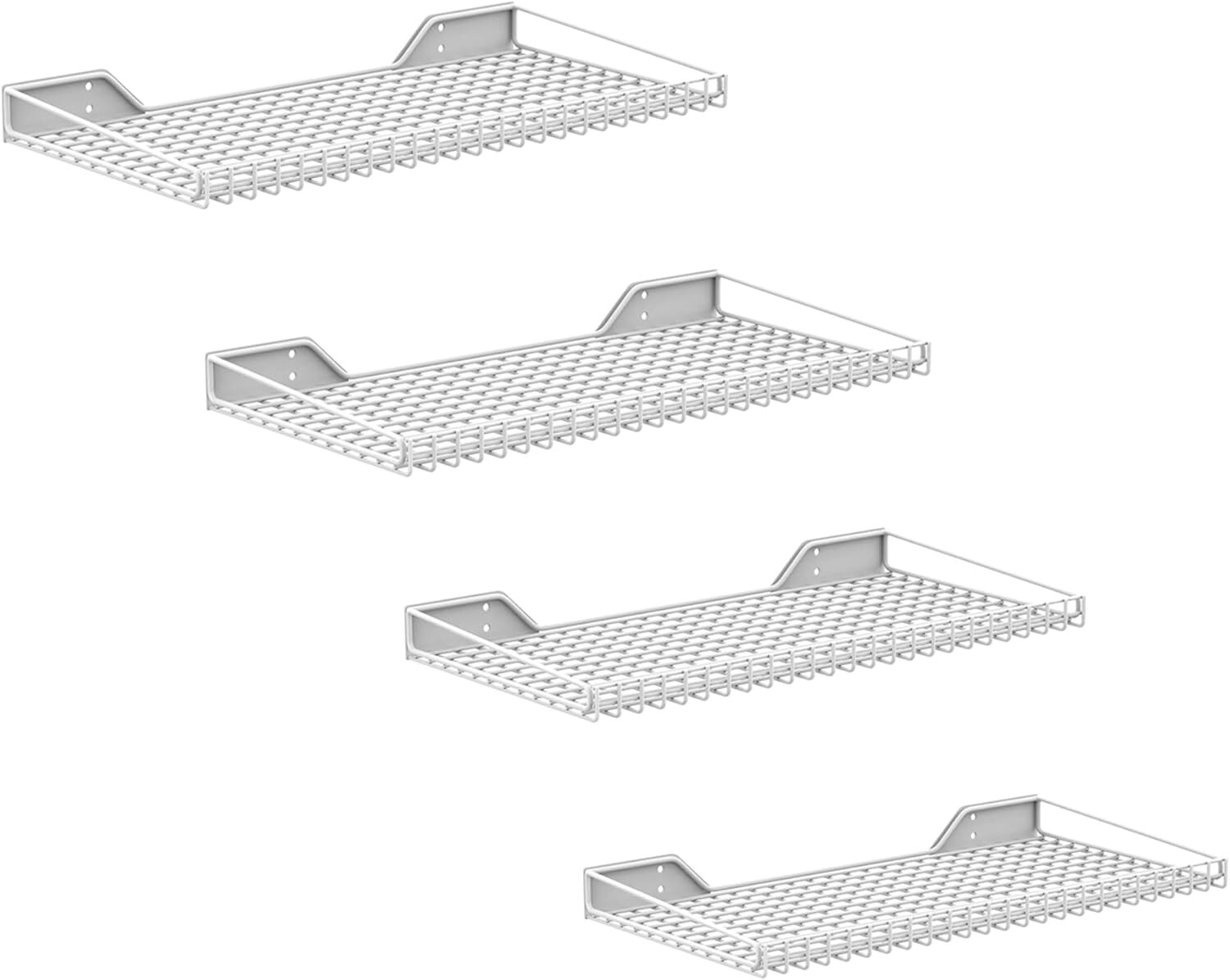 Garage Wall Shelf - Heavy Duty Wall-Mounted Storage for Garage Closet Laundry Room Organization