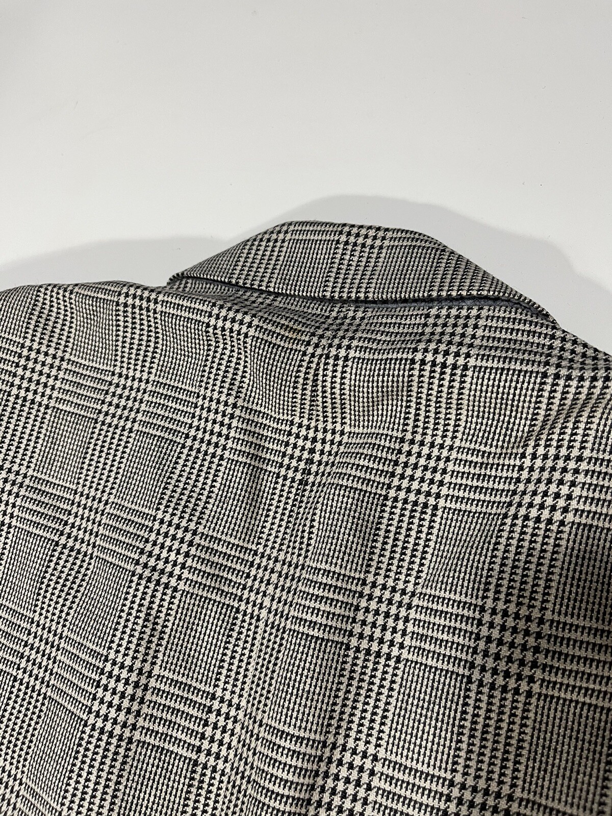 Blazer giacca tuta vintage Sì Saint Laurent taglia 42 nero bianco YSL