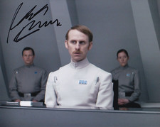 ROBERT EMMS signed Autogramm 20x25cm STAR WARS ANDOR in Person autograph