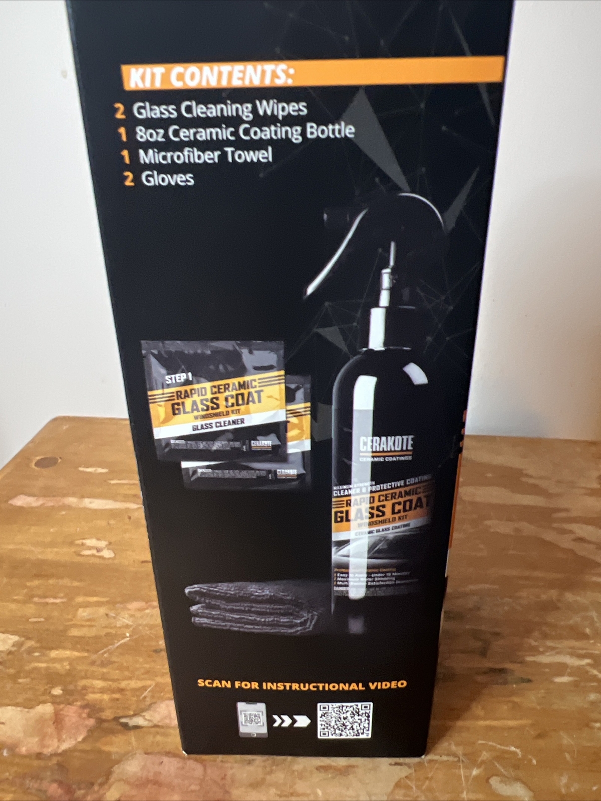 New CERAKOTE Rapid Ceramic Glass Coat Windshield Kit Professional