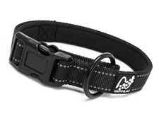 Adjustable Dog Collars - Reflective Padded Dog Collar (LARGE)