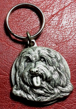 Terrier tibetano perro canino medalla para colgar