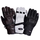 Motorbike Motorcycle Gloves Leather Waterproof Thermal Winter Summer Vented Mens