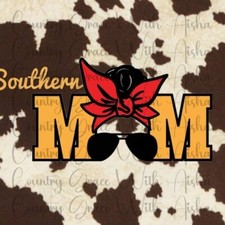 20oz Skinny Tumbler Sublimation Transfer Print Southern Mom Ready To Press