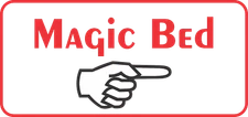 Magic Bed with arrow Sign