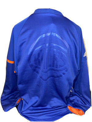 New York Knicks adidas Blue On-Court Warm-Up Jacket XL | eBay